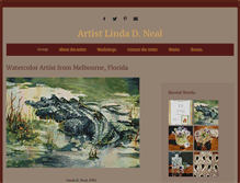 Tablet Screenshot of lindadneal.com